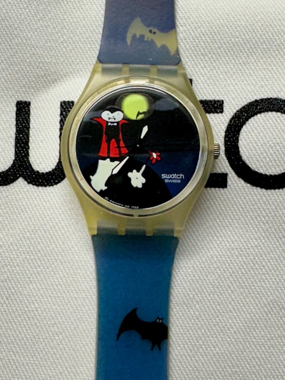 Swatch Watch Batsknight #GK331 Vintage 1999